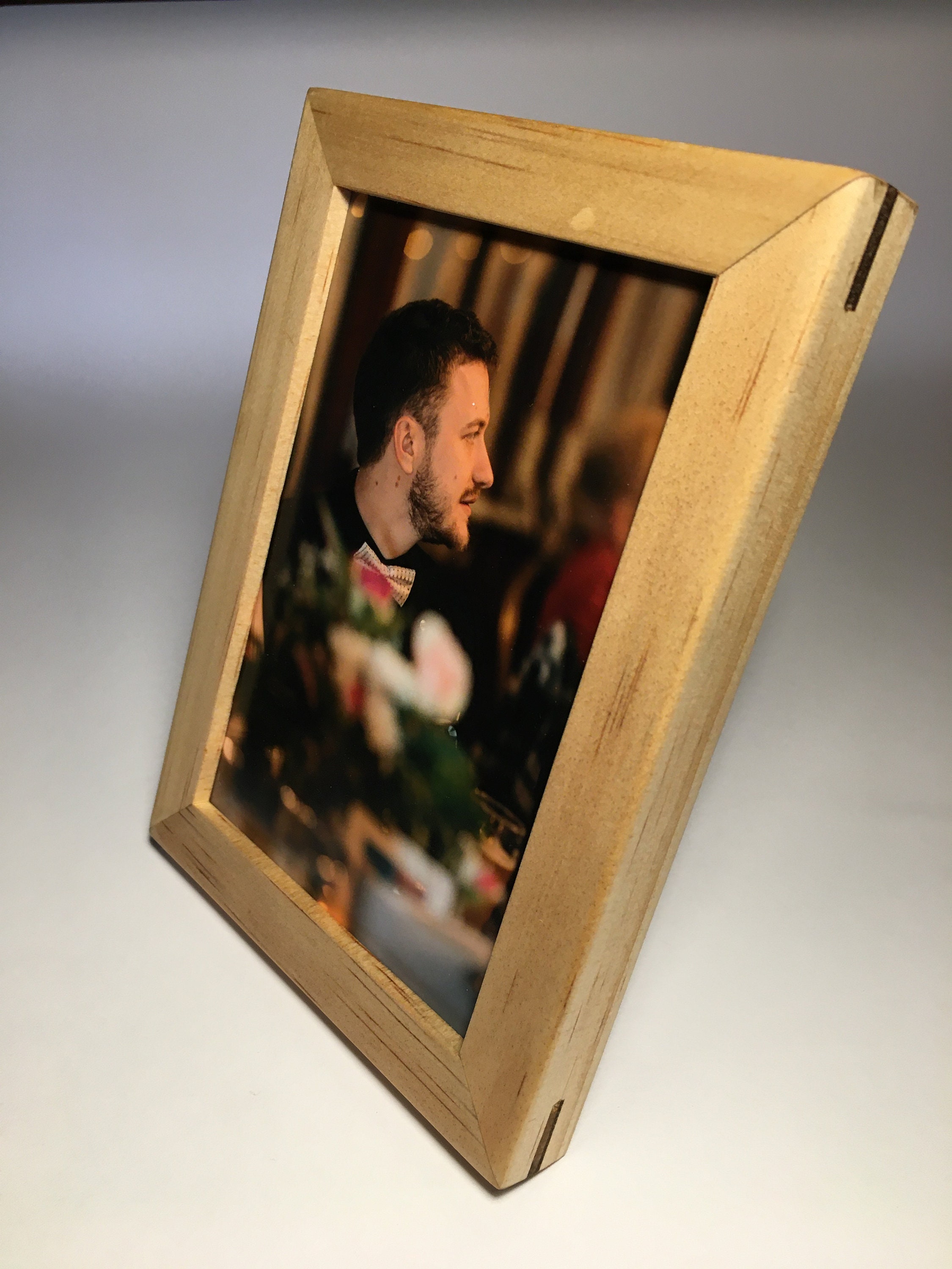 4R Size Small Wooden Photo Picture Frame Solid Wood Home Decor Etsy