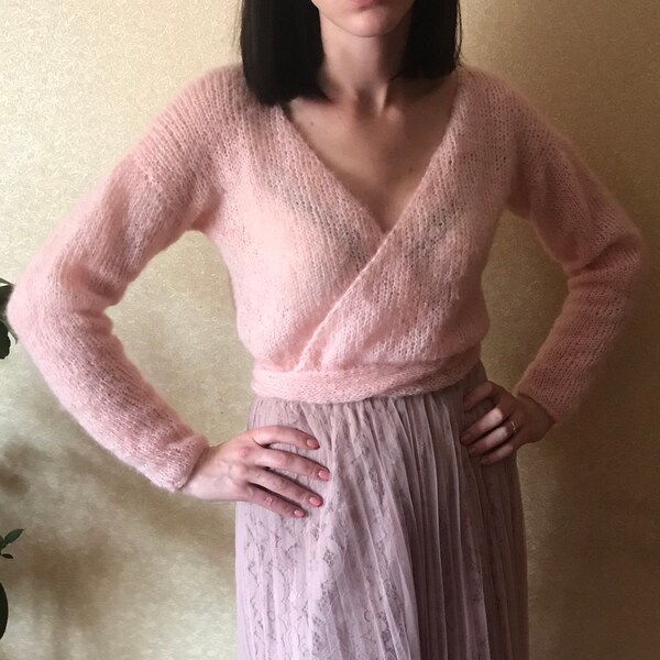 Light Pink Sweater Etsy