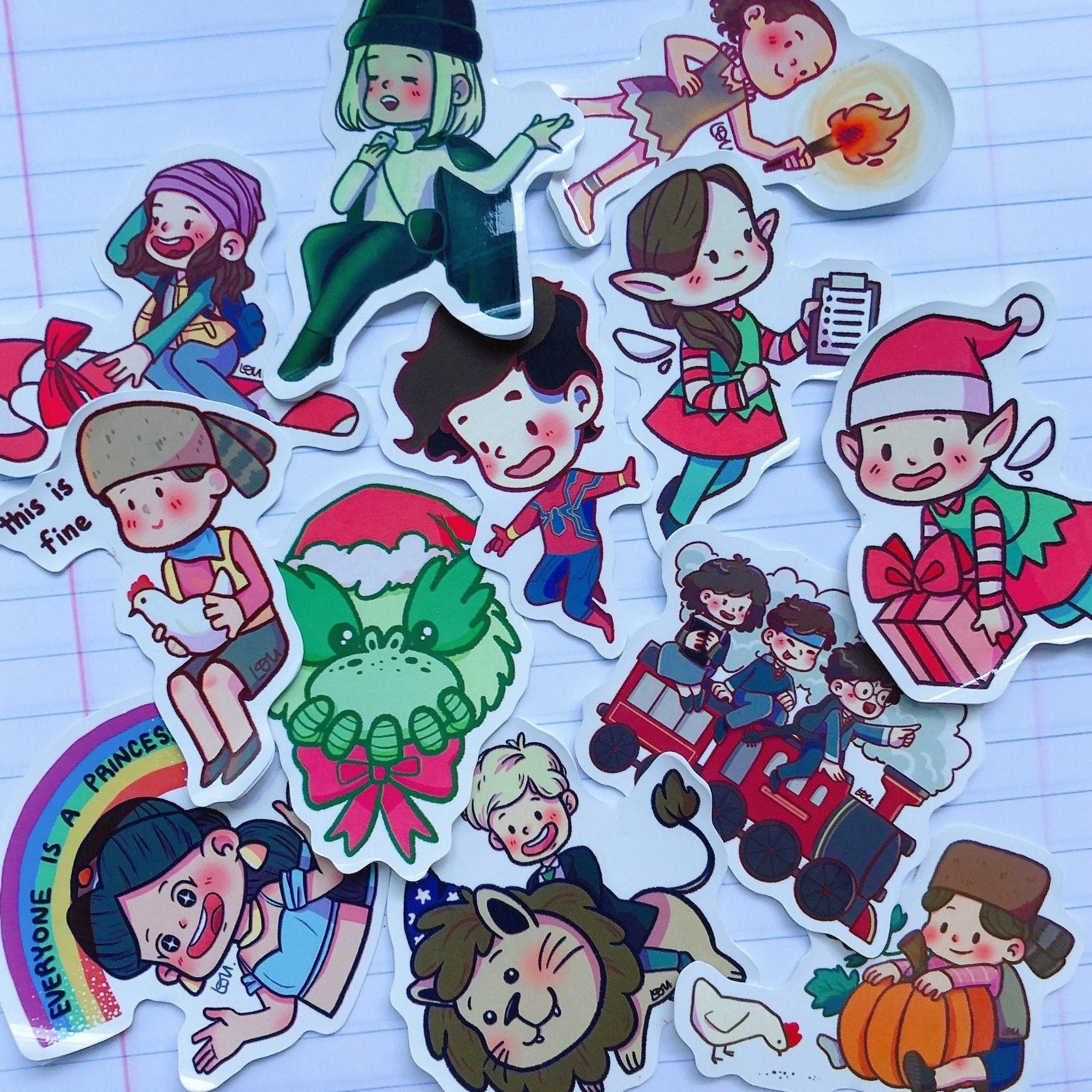 Mini Starkid Stickers Collection