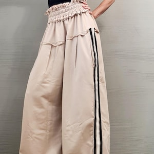 Avant Garde Loose Pants, Harem Pants Women, Extravagant Cotton Pants, Casual Pants, Loose Pants