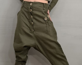 New collection Lenin Avant Garde Pants, Harem Pants Women, Drop Crotch Pants, Baggy Pants, Extravagant Pants, Loose Pants