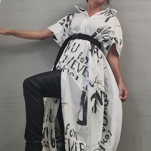 New collection Asymmetric Shirt, Long Short Shirt, Avant Garde Tunic, Loose Tunic Shirt,Extravagant Shirt, Oversize Tunic