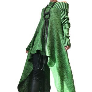Long Outfit Necklace Women, Oversize Ring Pendant with Long Cords, Avant Garde Styling Accessory