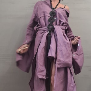 Deconstructed Shirt, Asymmetric Linen Shirt, Long Short Shirt Dress, Avant Garde Tunic, Loose Tunic Shirt,Extravagant Shirt, Tunic Shirt