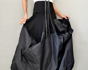 Extravagant Skirt Dress Women, Cocktail Skirt, Gothic Skirt, Asymmetric Skirt Dress, Steampunk Skirt, High Circle Skirt, Wedding Skirt