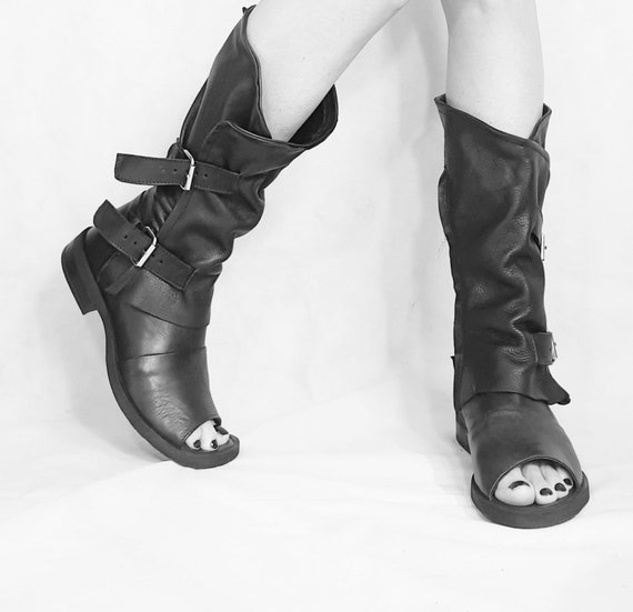 Sandalias gladiadoras zapatos strappy sandalias altas | Etsy España