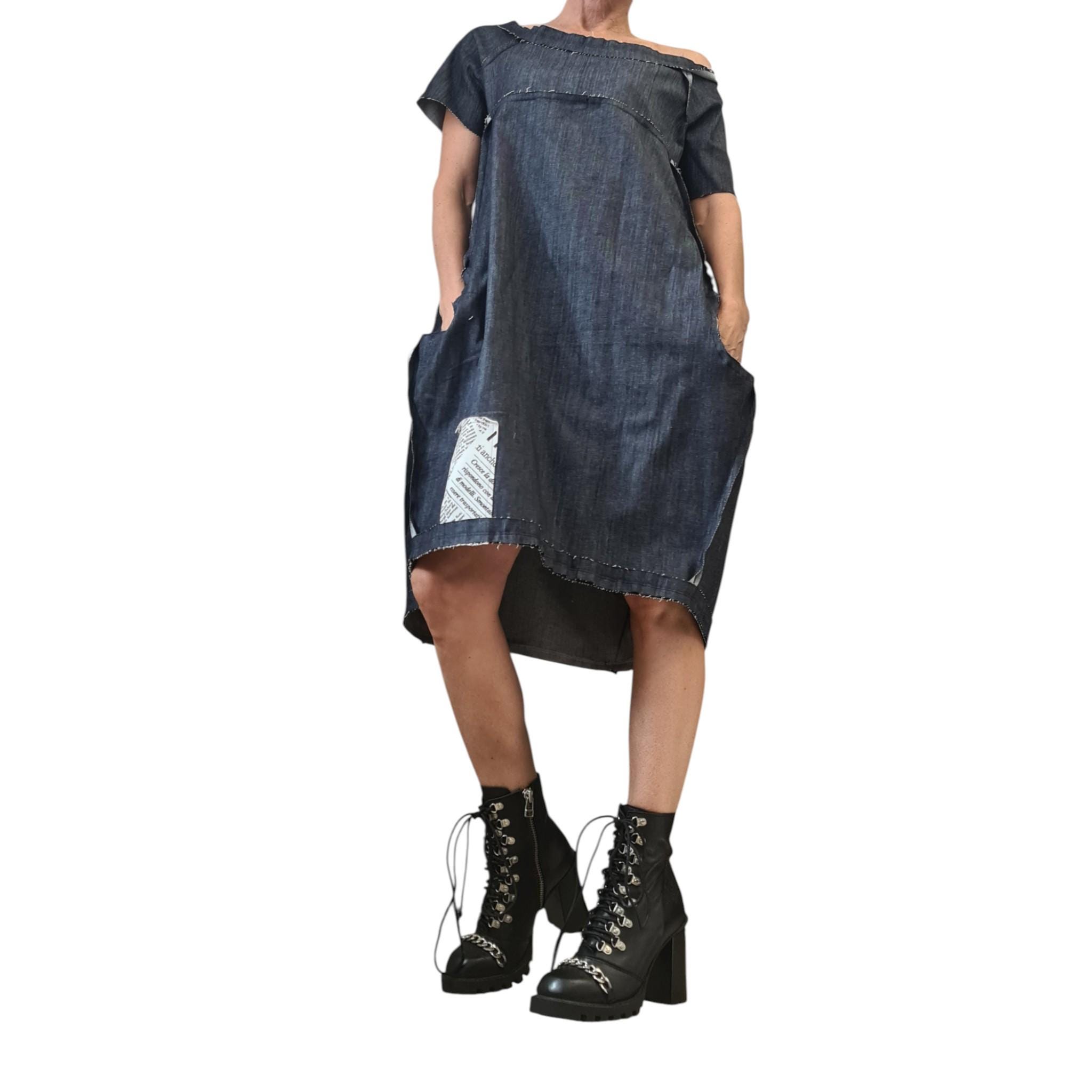 white christmas dresses Sanctuary Women's All-Day Long-Sleeve Denim Tunic Dress - Blue main image 0