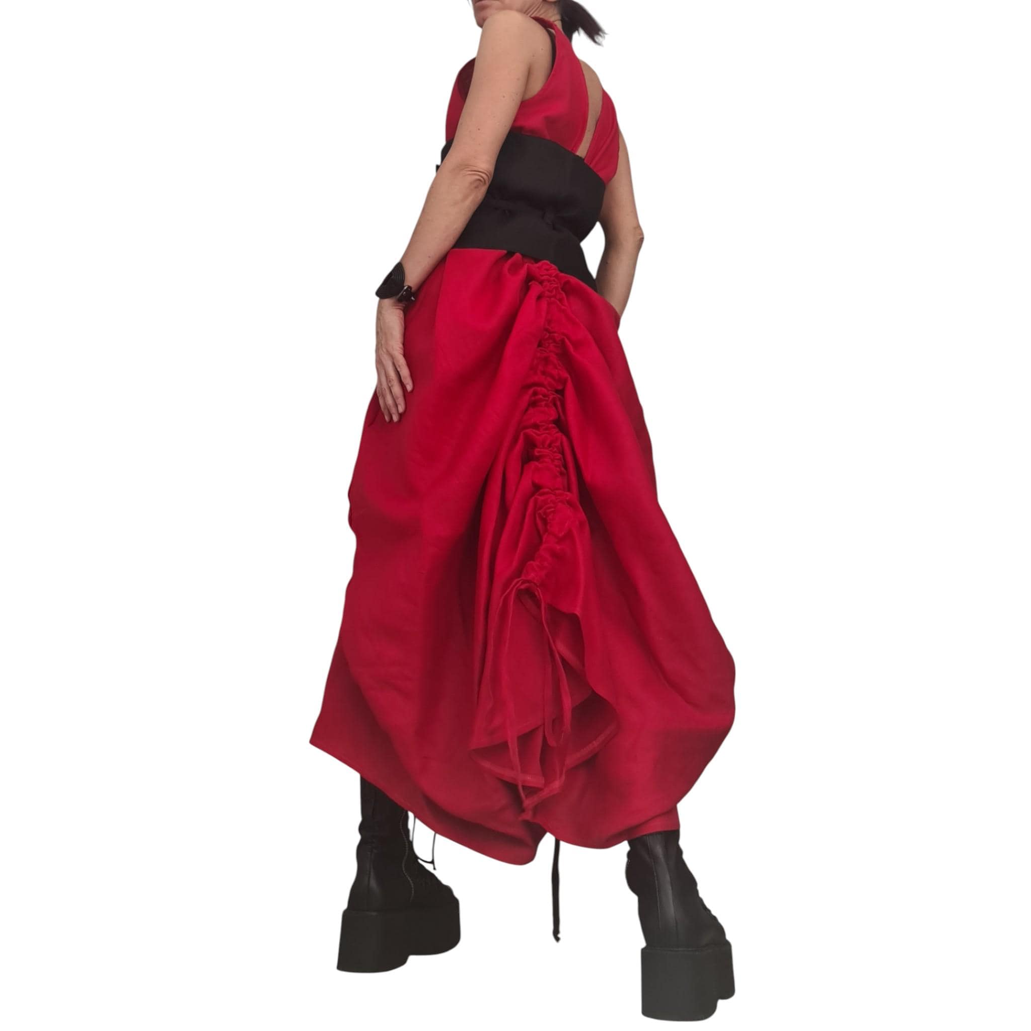 white christmas dresses Yvette Corset Midi Dress