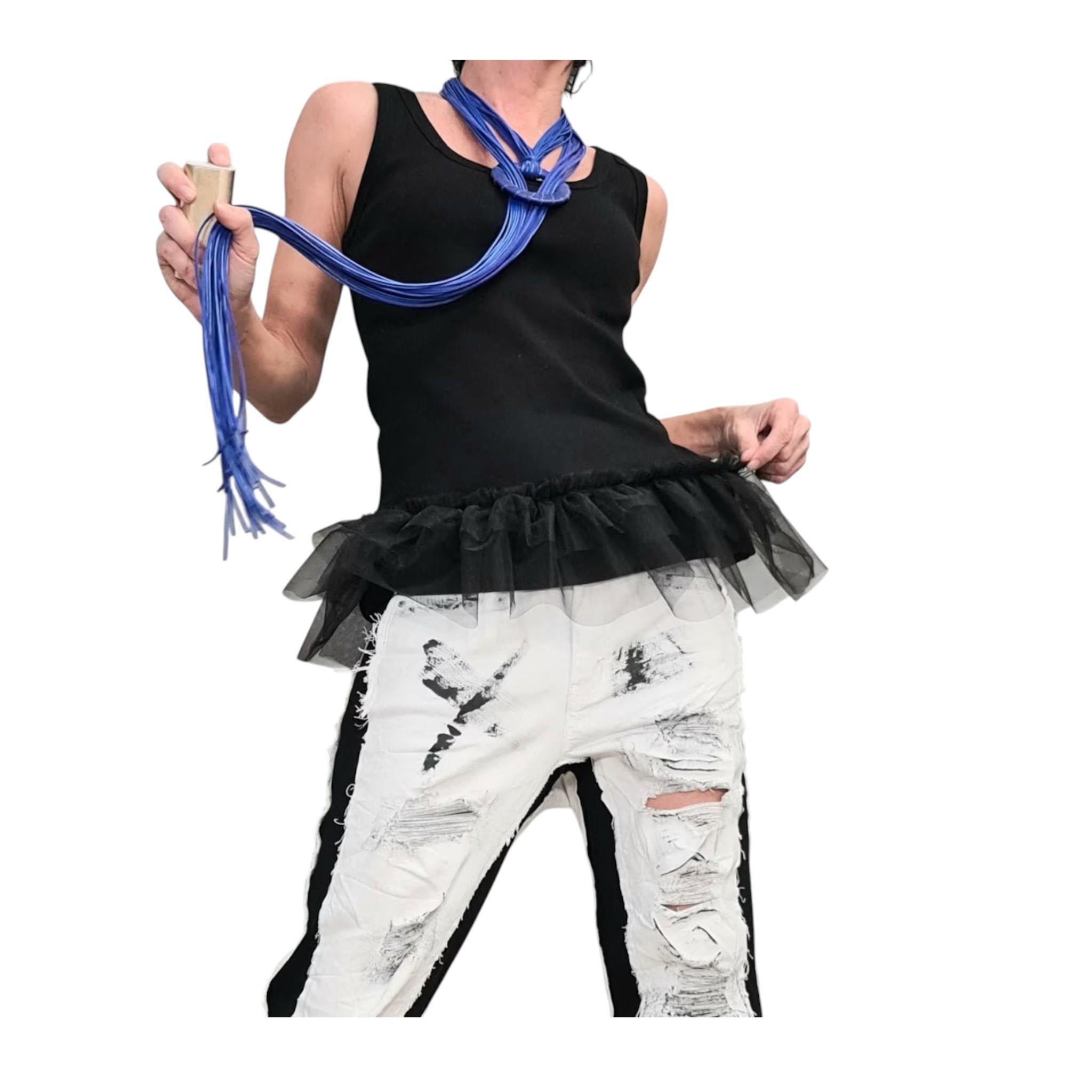 Tulle Peplum Top - Etsy