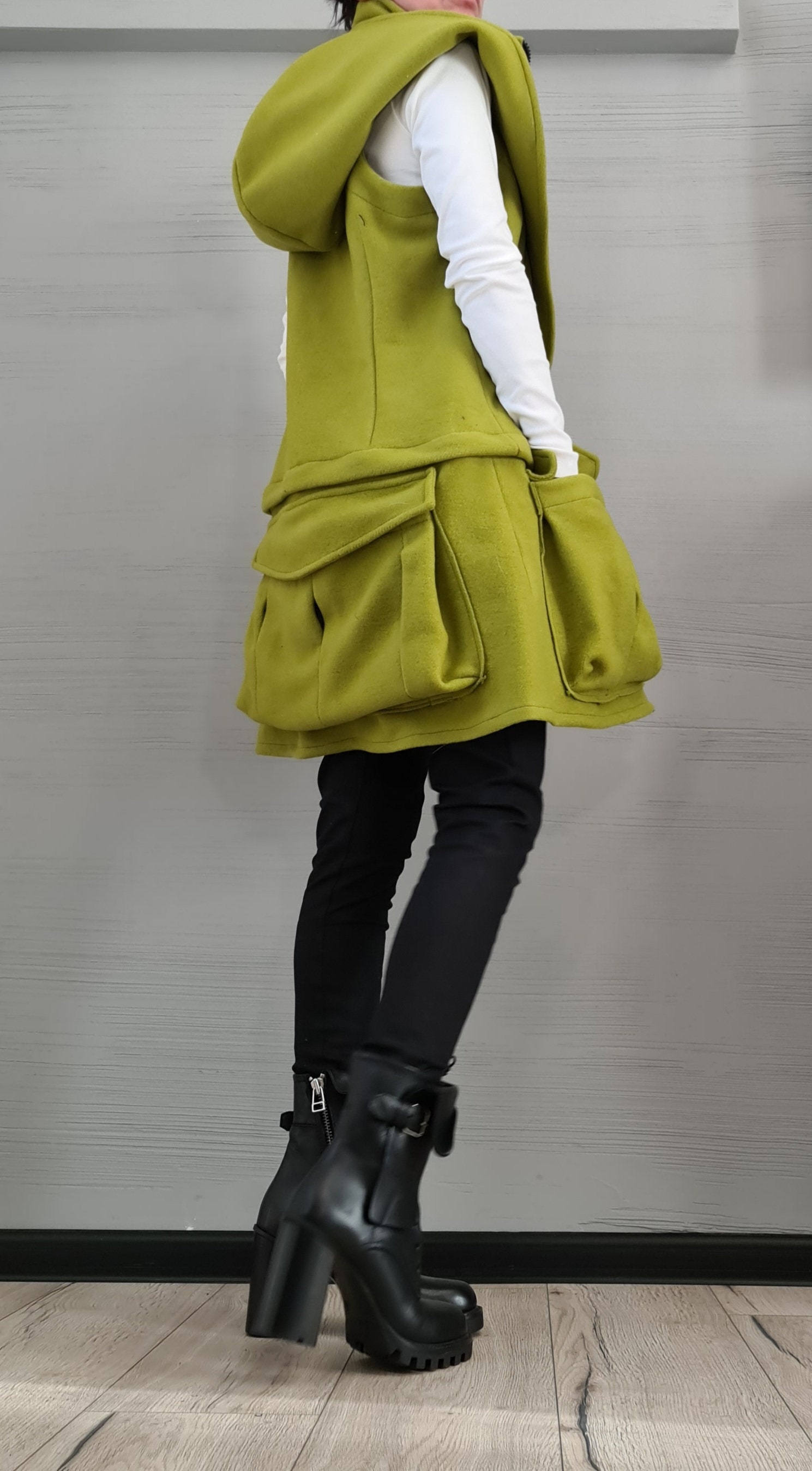 New collection Winter Vest, Extravagant Vest, Asymmetric Vest, Long Short Vest, Hooded Vest, Gothic Coat, Sleeveless Vest, Plus Size