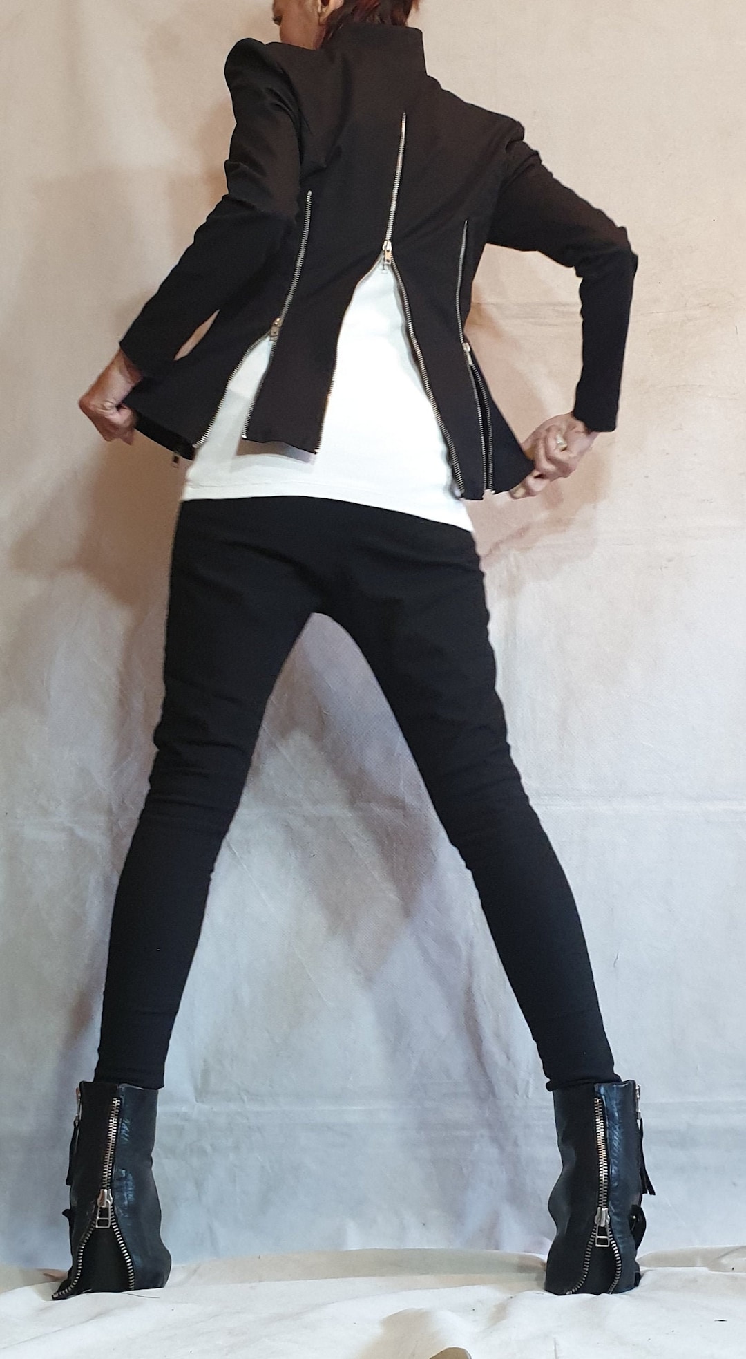 Buy Blazer Coat, Women Coat, Tight Coat, Black Coat, Extravagant