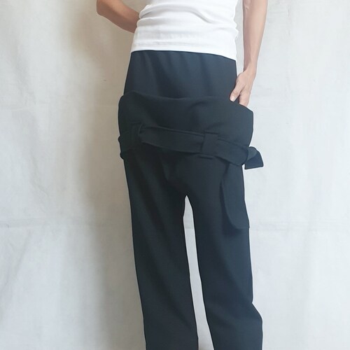 Avant Garde Pants, shops Gothic Pants, Harem Pants Women, Drop Crotch Pants, Baggy Pants, Extravagant Pants