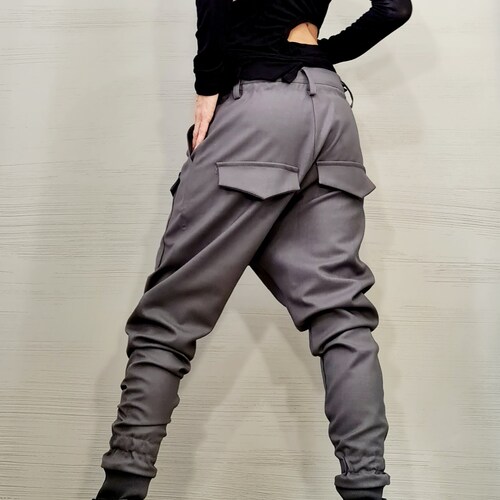 Extravagant Pants, Harem Casual shops Pants, Urban Pants, Loose Pants, Punk Pants, Gothic Pants, Outer pockets, New collection