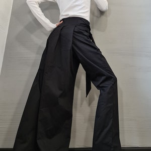 Avant Garde Pants, Asymmetric Pants Women, Deconstructed Pants, Gothic Pants, Extravagant Pants, Casual Pants, Sexy Pants