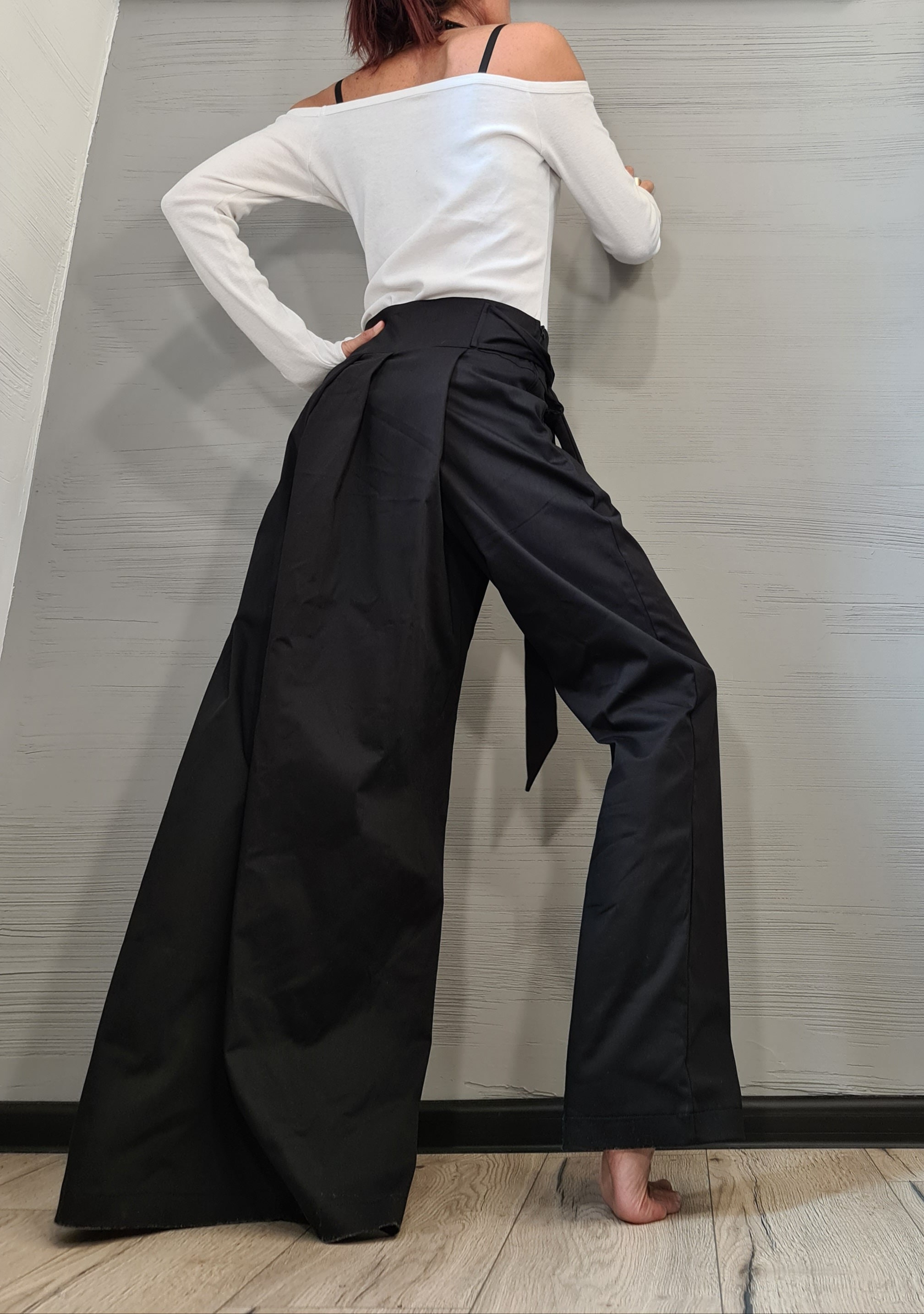 Avant Garde Pants, Asymmetric Pants Women, Deconstructed Avant Garde Pants, Asymmetric Pants Women, Deconstructed