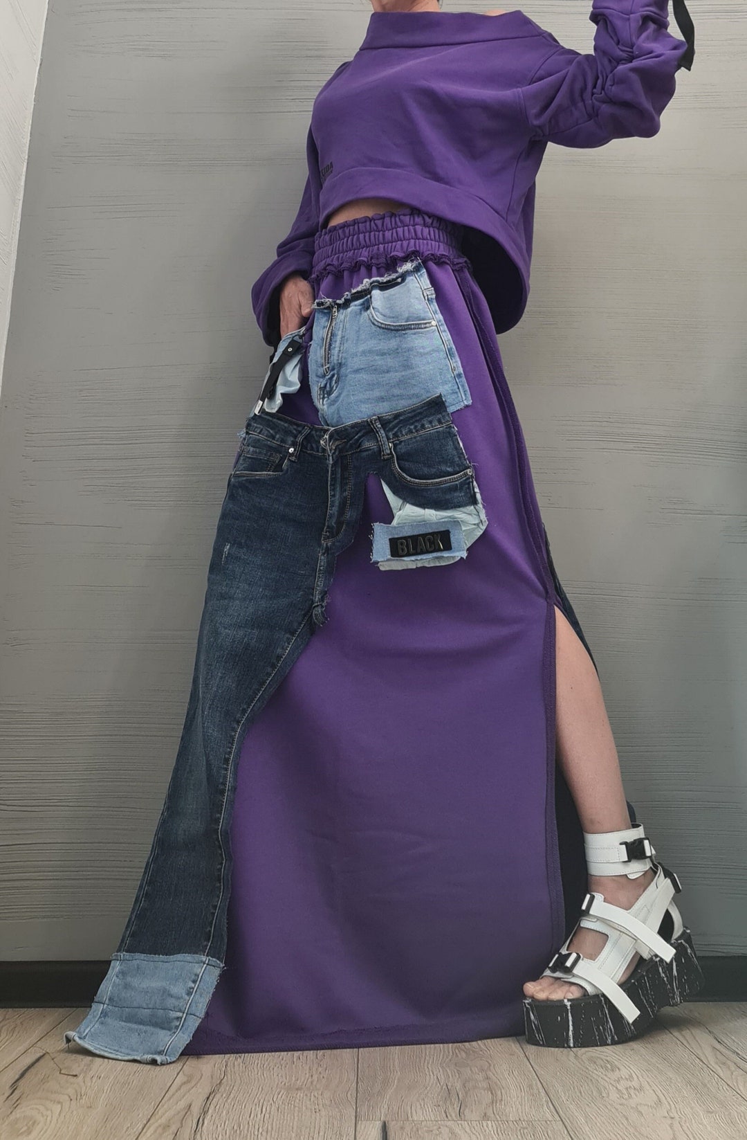 Set of blouse and skirt