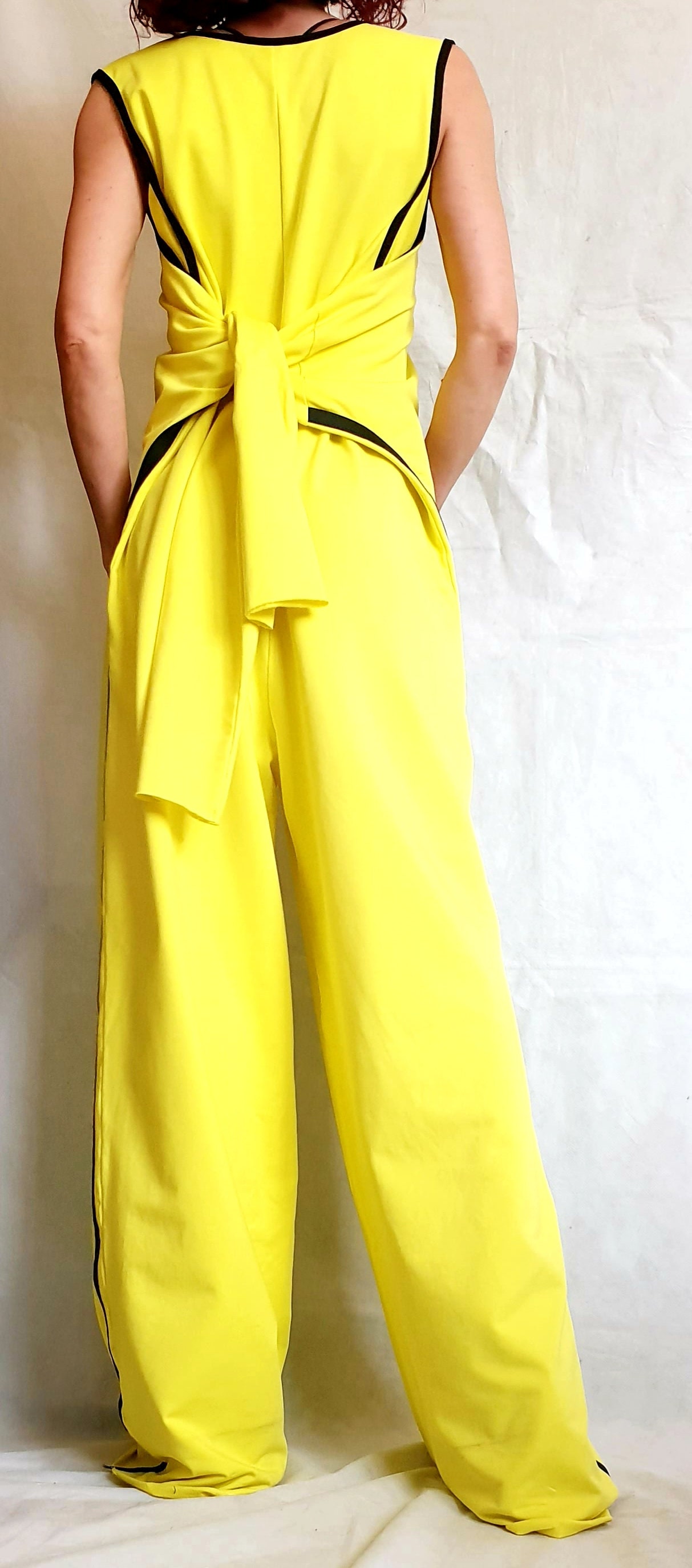 Asymmetric Long Jumpsuit/harem Jumpsuit/boho Jumpsuit/ Gothic Etsy