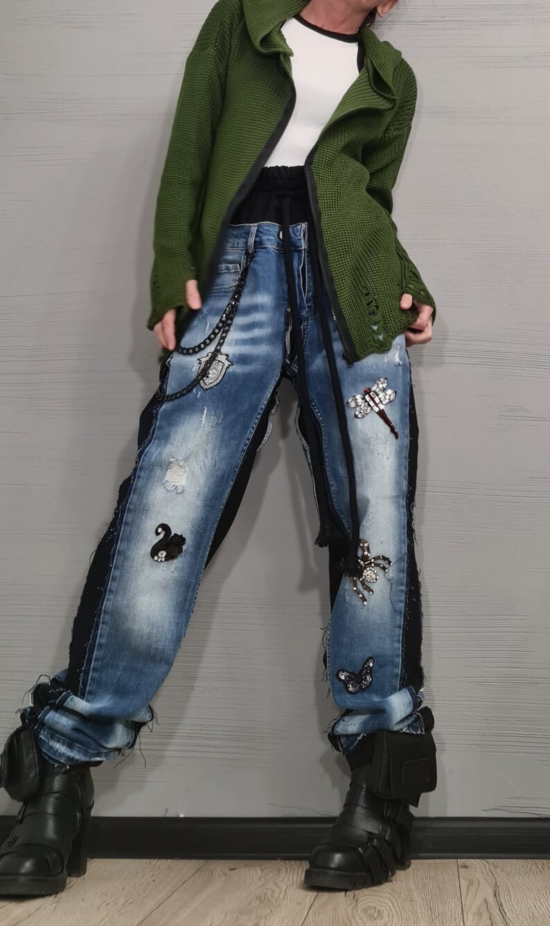 New Collection Extravagant Hooded Vest Black Women Cardigan Etsy