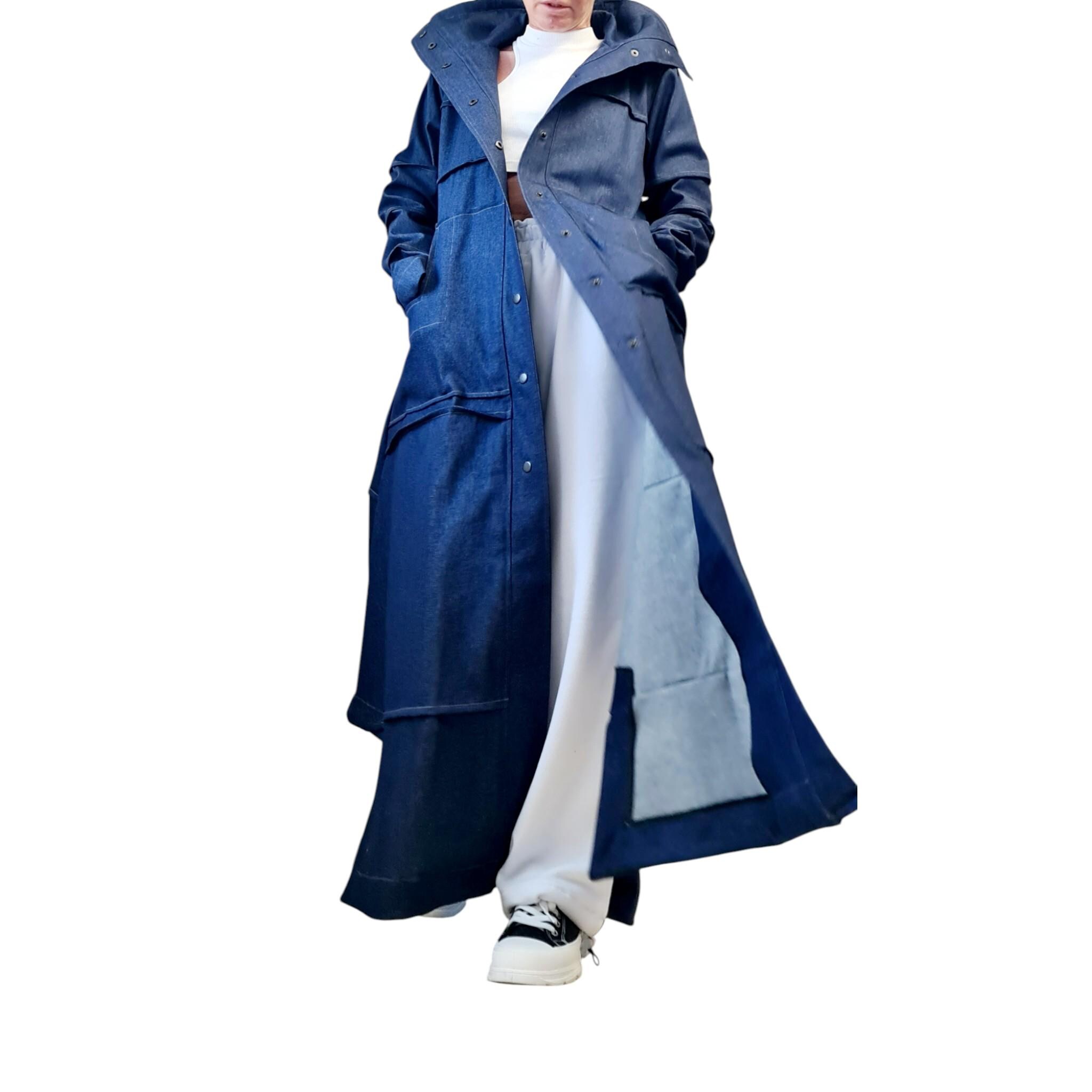 3WAY DENIM LAYERED TRENCH AmeriVINTAGE 3WAY DENIM LAYERED TRENCH 