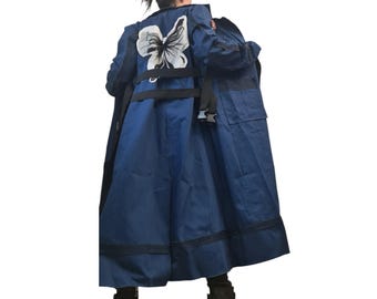 Denim Trench Coat, Extravagant Design, Plus Size, Oversize Fit