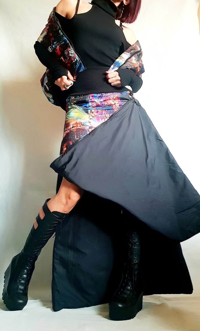 Jacket and Long Skirt Set, Extravagant Style, Winter Wadding - Etsy
