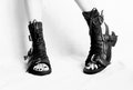 Gladiator Leather Sandals, Gothic Sandals, Strappy Shoes, Grunge Shoes, Steampunk Shoes, Extravagant Sandals, Grunge Sandals, Handmade Shoes product logo
