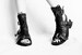 Gladiator Leather Sandals, Gothic Sandals, Strappy Shoes, Grunge Shoes, Steampunk Shoes, Extravagant Sandals, Grunge Sandals, Handmade Shoes 