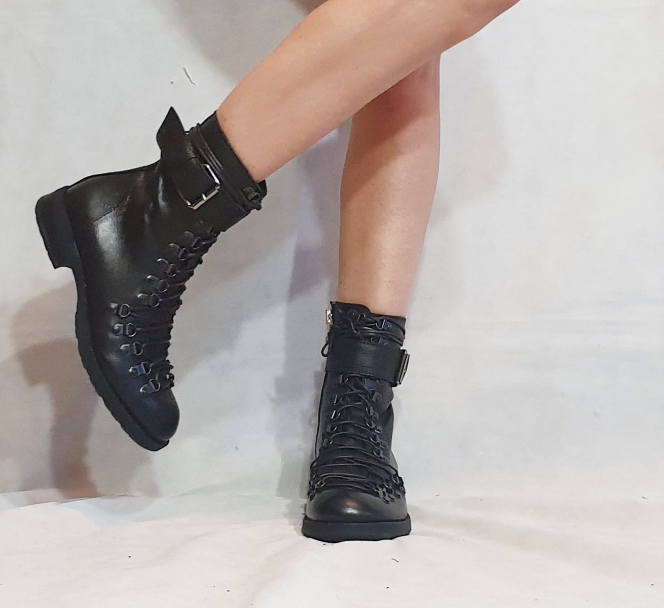 Zapatos de cuero para mujer zapatos Steampunk - México