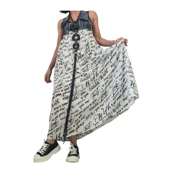 denim chiffon maxi dress Lulus Dress XS Chiffon Denim Blue Maxi