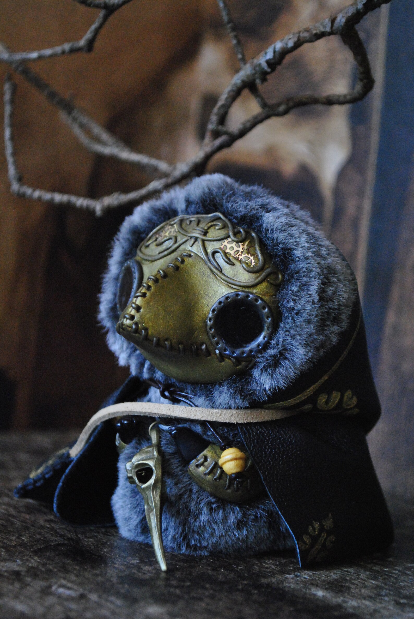 plague doctor plush large