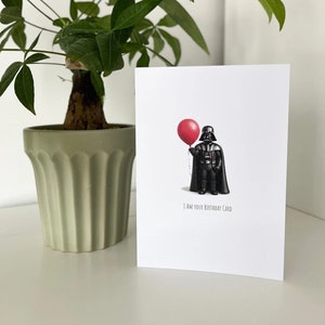 Digital Birthday Card - Star Wars - Star Wars Card - Happy Birthday - Birthday - Darth Vader - Instant Download