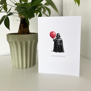 Cartão de Aniversário - Star Wars - Cartão Star Wars - Feliz Aniversário - Aniversário - Darth Vader