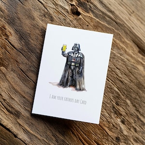 Digitale Vaderdagkaart - Vaderdag - woordspelingkaart - Darth Vader-kaart - Star Wars - vader - Star Wars-kaart - Darth Vader - direct downloaden