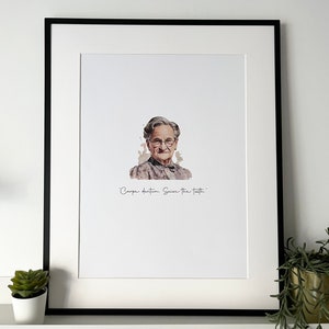 Mrs Doubtfire Print - Movie print - Movie Wall Art - Wall Art - Wall Decor - Mrs Doubtfire - Robin Williams