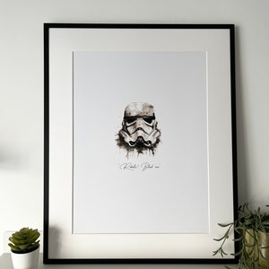 Storm Trooper Print - Star Wars print - Star Wars Wall Art - Wall Art - Wall Decor - Star Wars Art