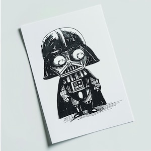 Digital Star Wars Print - Funny print - Movie Wall Art - Wall Art - Wall Decor - Darth Vader Print - Instant Download