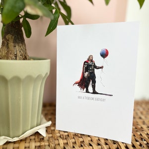 Geburtstagskarte - Marvel - Avengers - Avengers - Happy Birthday - Geburtstag - Thor - Pun Geburtstagskarte