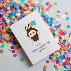Digital Birthday Card - Labubu - Labubu Card - Happy Birthday - Birthday - Labubu Birthday - Instant Download