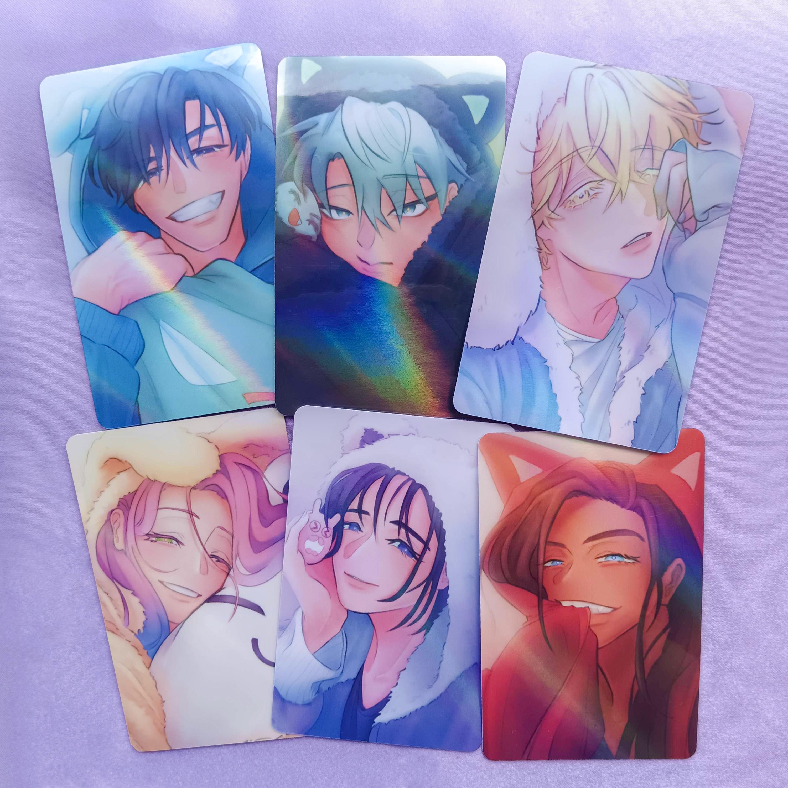 Alien Stage Pyjama Photocards | Holographic & Starry - Etsy