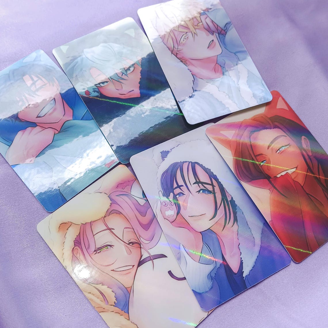 Alien Stage Pyjama Photocards | Holographic & Starry - Etsy
