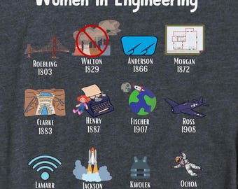 Women In Engineering | Steminist Shirt | Women In Tech Shirt | Female Scientist | Stem Graduation Gift | Stem Teacher Shirt