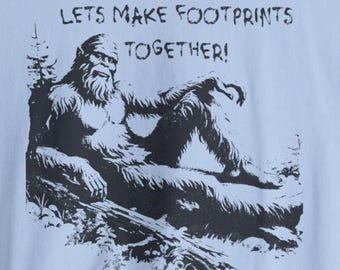 Funny Bigfoot Dating T-Shirt: Sasquatch Outdoors Adventure Gift