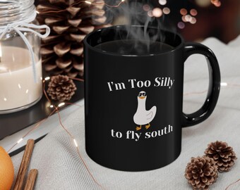 Silly Goose Coffee Mug: Funny Animal Lover Gift