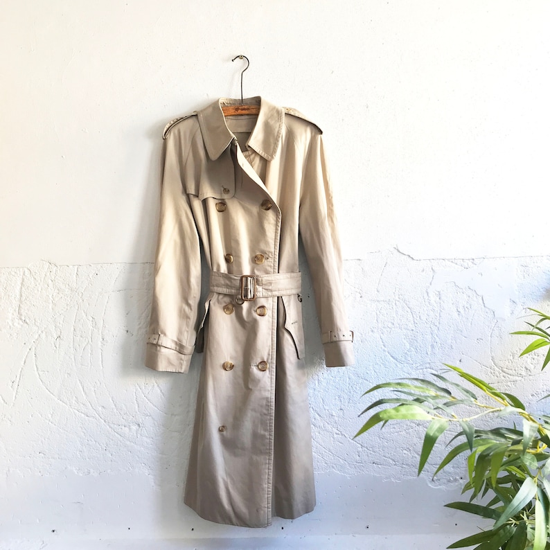 Vintage 1970s Grenfell Trench Coat Etsy