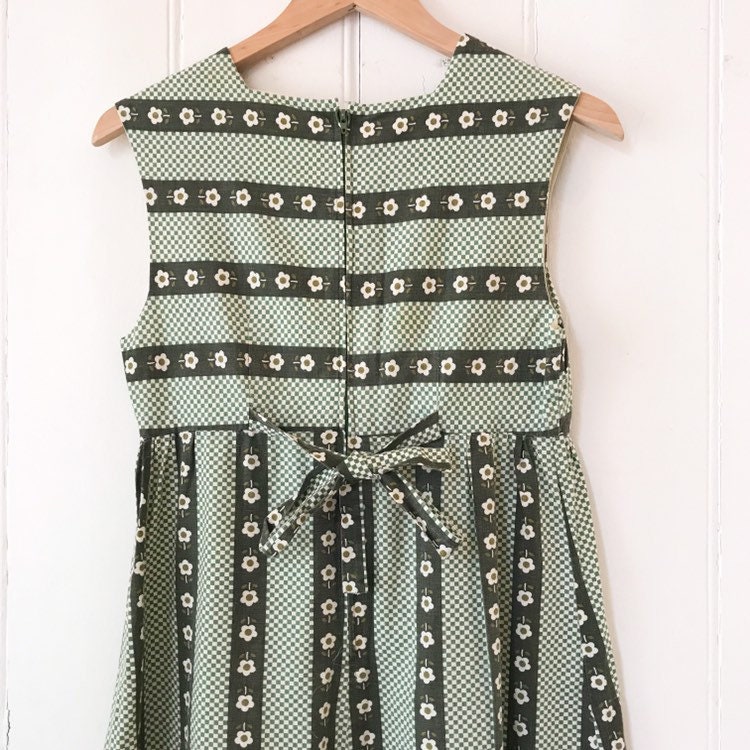 Handmade Vintage Cotton Dress Etsy