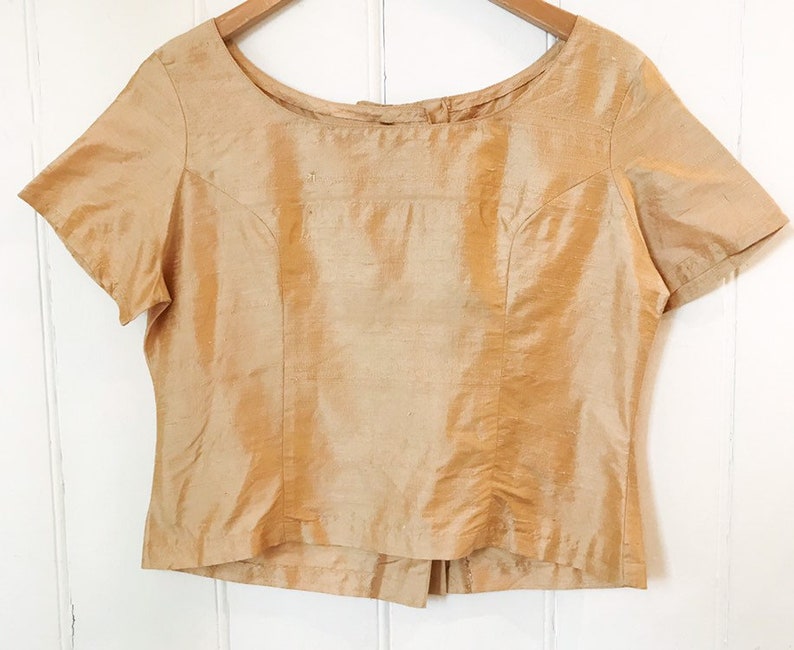 Handmade silk top