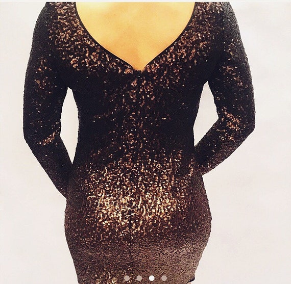 coast black and gold dress