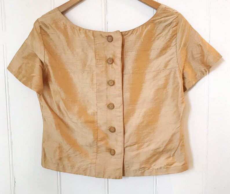Handmade silk top