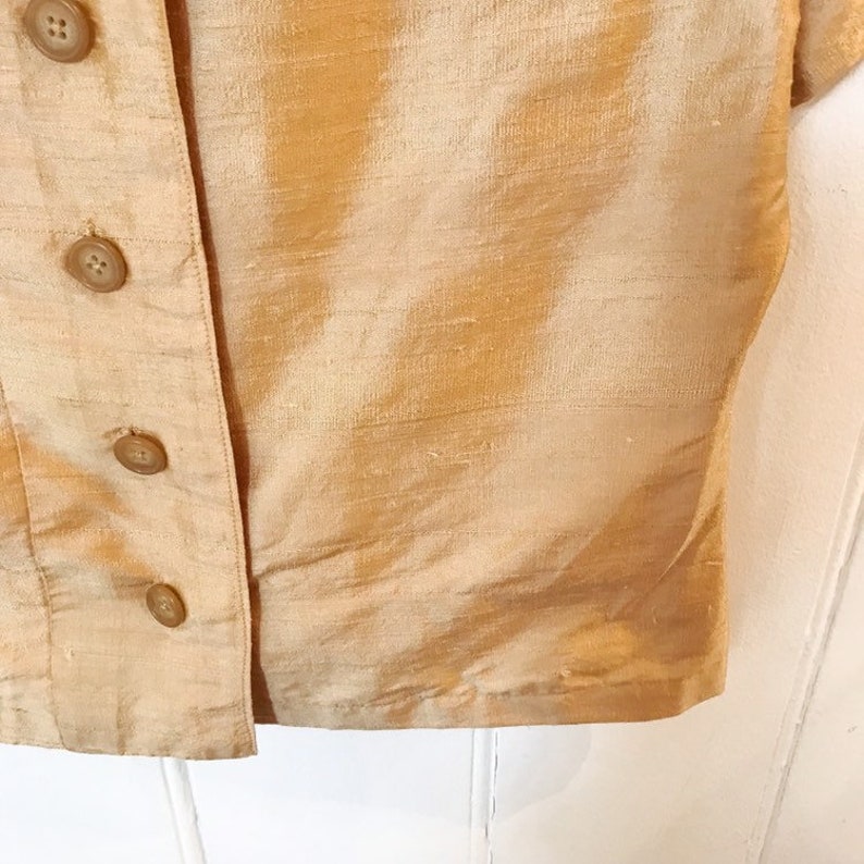 Handmade silk top