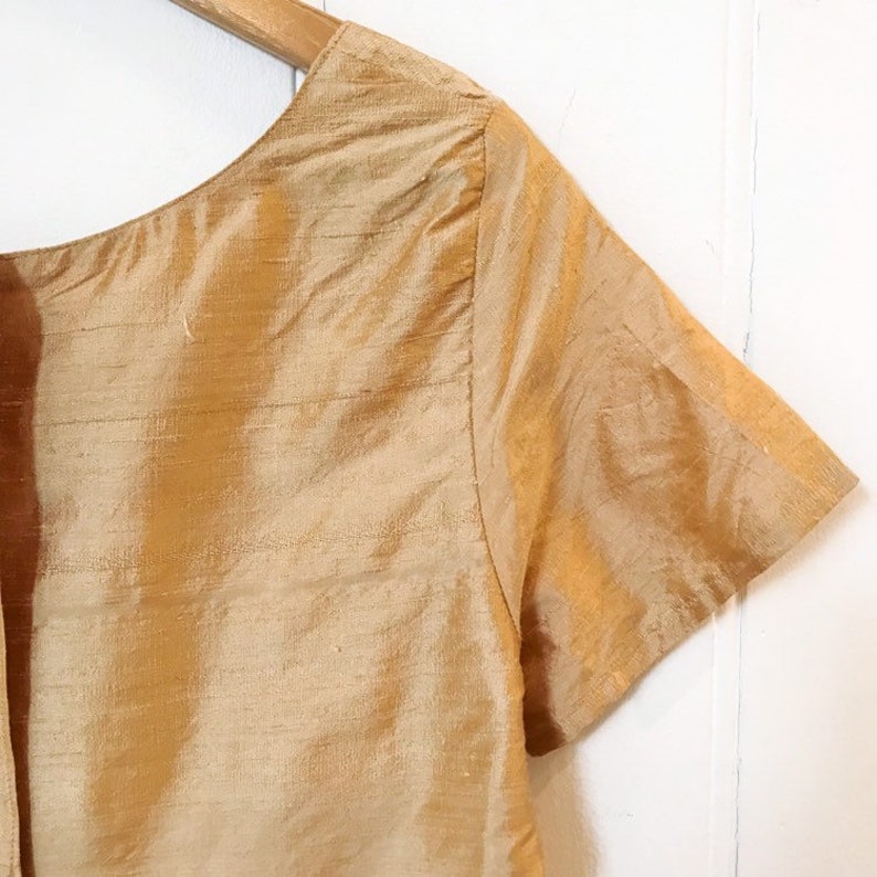 Handmade silk top